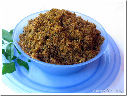 Kora Meen Fish Dry Fish Chutney Powder / Unnakka Meen Chammanthi Podi | Yummy O Yummy